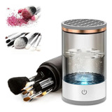 Limpador De Pincéis De Maquiagem Secadora Eletrico Usb Branc