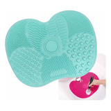 Limpador Texturizado Com Forma Redonda Para Pincéis De Maquiagem Palemix