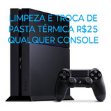 Limpeza De Videogames E Troca Da Pasta Térmica.