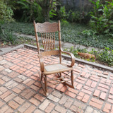 Linda Cadeira Balanço Antiga Madeira / Só Retirada 