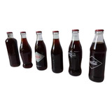 Linda Coleção Retrô 6 Garrafas Coca Cola Comemorativas Rara