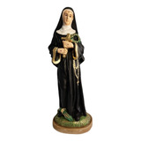 Linda Estatua Imagem Católica Santa Rita De Cássia 28cm 