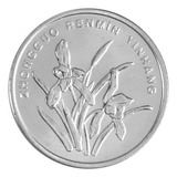 Linda Moedinha Da China - 1 Jiao 2014 Flor De Cunho