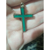 Lindo Crucifixo Metal Jerusalém Verde Maravilhoso 