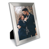 Lindo Porta Retrato 15x20 Cor Prata Alumínio Escovado Luxo 