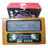Lindo Radio Retrô Bt Model Ktf-1690 - Novo