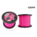 Linha De Pesca Crown Soft Pro Mono Tamba Pink 0,40mm 600mtr