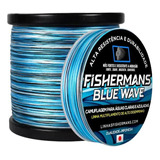 Linha De Pesca Multifilamento Fishermans 300 Metros 4 Fios