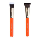 Linha De Pincel Profissional Beauty Tools Macrilan Kit C/14 Cor Laranja