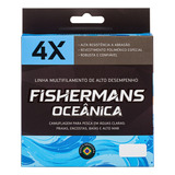 Linha Fishermans Camuflada 4x 300 Metros 0.32mm - 40 Libras 