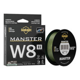 Linha Multifilamento 8 Fios 500m Verde - Diversos Tamanhos