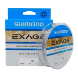 Linha Nylon Shimano Exage 0.255 Mm X 300 M (5.50 Kg) Cor Cinza