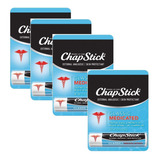 Lip Balm Chapstick Medicated Original Kit 4un Pronta Entrega