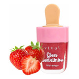 Lip Gloss Labial Glitter Infantil Sorvetinho Morango Vivai