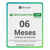 Live Gold - Xbox Game Pass Core 06 Meses