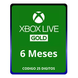 Live Gold Game Pass Core - 06 Meses 25 Digitos