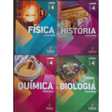 Livro, Kit(4), Sistema Poliedro,1 História, 2. Química, 3. Biologia, 4. Física, ,vol 4, Ensino Médio, Lumen