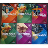 Livro, Kit(6), Sistema Poliedro,1.geografia, 2. História, 3. Química, 4. Biologia, 5. Matemática,vol 5, Ensino Médio