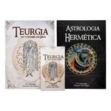Livro Astrologia Hermética + Livro Teurgia Os 72 Nomes De Deus + Deck Teurgia - Marcelo Del Debbio Kabbalah Magia Espiritualidade Ocultismo Rituais Simbolismo Cartas Feitiçaria