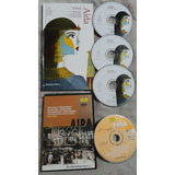 Livro + Cd + Dvd Coleção Folha Grandes Óperas Verdi Aida Capa Dura Editora Folha De São Paulo N10 