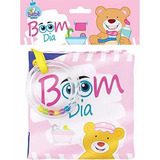 Livro De Pano Com Chocalho Um Toque De Carinho! Bom Dia-rosa