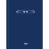 Livro De Ponto Tilibra Capa Dura Pequeno 160fls Cor Azul
