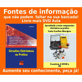 Livro E Dvd Aula Componentes Eletrônicos C/ Kit Componentes