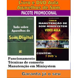 Livro E Dvd Aula,físico,aparelho De Som Digital E Minisystem
