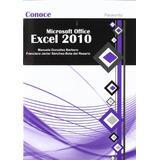 Livro Excel 2010 Microsoft Office De Manuela González Barber