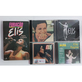 Livro Furacão Elis + 4 Cds Elis Regina: Perfil + Em Pleno Verão 1970 + Elis Ao Vivo + Os Grandes Da Mpb