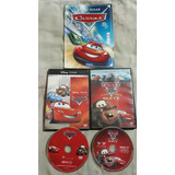 Livro Hq Carros Disney + Dvd Carros + Cars Toon As Grandes Histórias Do Mate Disney Pixar Original