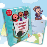 Livro Infantil Musical Corinhos E Cantigas Cristãs |14 Musicas Com Qr Code Ensinamentos Bíblia Capa Dura 0 A 8 Anos