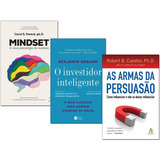 Livro Investidor Inteligente+ Mindset+ As Armas Da Persuasão