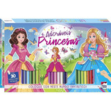 Livro Meu Incrivel Livro Para Colorir Princesas Com 30 Lapis De Cor