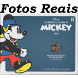 Livro Os Anos De Ouro De Mickey Volume 7 (1936) Mickey Na Legião Estrangeira E Outras Histórias - Hq Gibi, Capa Dura