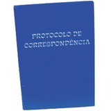 Livro Protocolo De Correspondência 100 Folhas 1/4 Brochura