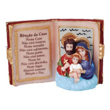 Livro Sagrada Família Orações Resina 13x09cm