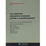 Livro Sistemas Educativos Europeos Crisis O Transformación