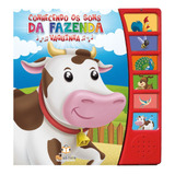 Livro Sonoro Infantil Vaquinha Sons De Animais Da Fazenda