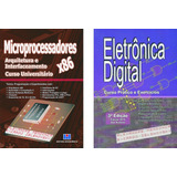 Livros Microproc X86 & Eletrônica Digital Capa Mole 10%desc