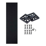 Lixa Longboard Emborrachada 1,10m + Pads 7mm E Parafusos 
