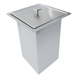 Lixeira Inox Para Embutir Capacidade 4 Litros Ecosul