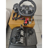 Logitech G920 + Câmbio + Handbrake + Sup. Extreme Racing