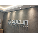 Logo Em Pvc 10mm - 3d Personalizada - 2.50m X 90cm