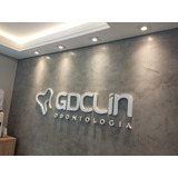 Logo Em Pvc 3d Personalizada - Aplique De Parede + 4,5mx40cm Cor A