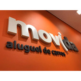 Logo Pvc 3d Personalizada De Parede - 0,80 X 0,40 - 20mm