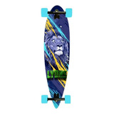 Longboard Montado Lyons Roda Importada Abec 15 Prancha Leão