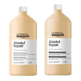 Loreal Absolut Repair Gold Quinoa Shampoo + Cond 1500ml