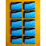 Lote 10 Fitas Cassete Video Virgem Sony Mini Dvc Dvm60pr Mks