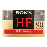 Lote 10 Fitas K7 Cassette Sony C90hf Lacradas Raridade!!!